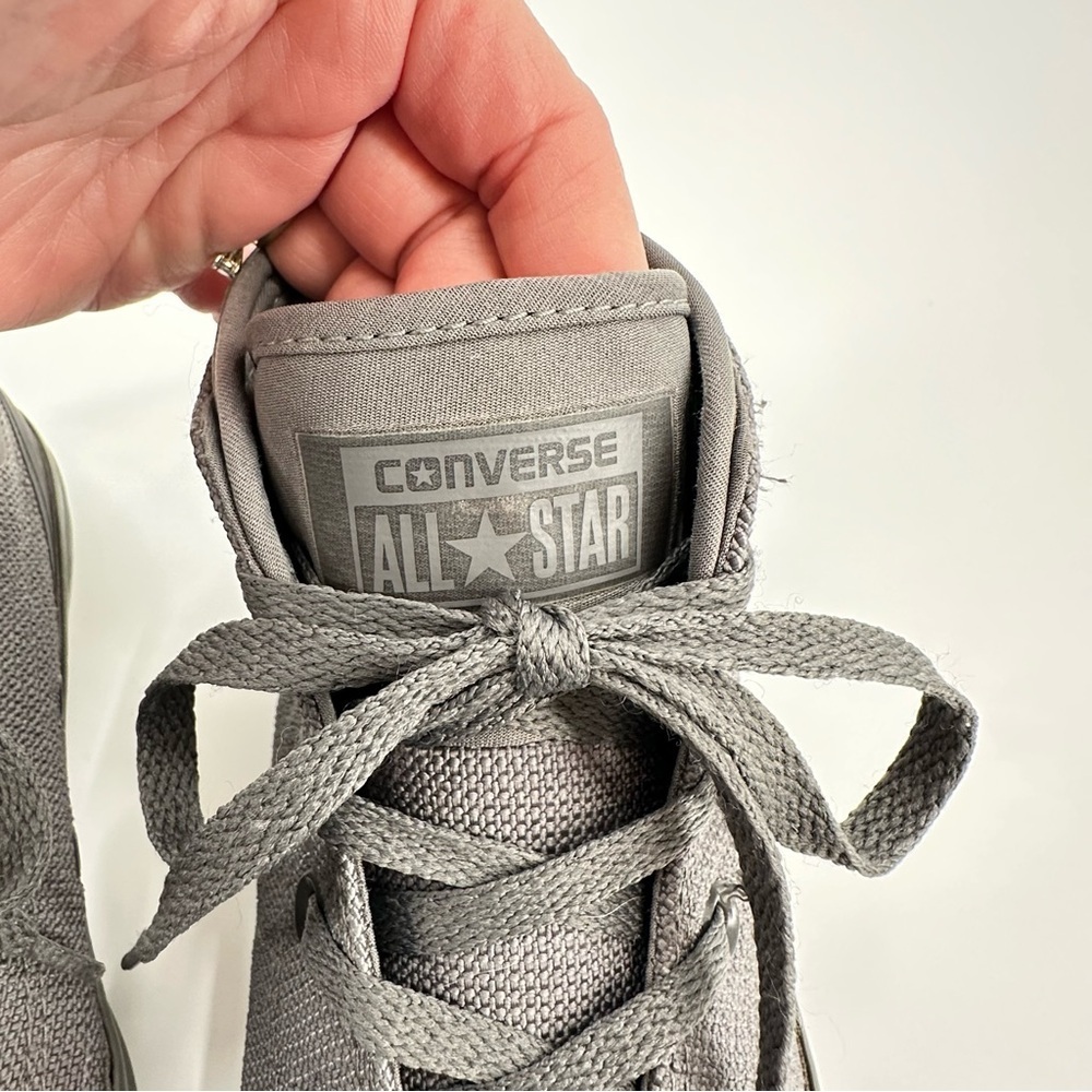 Converse All Star Syde Street High-Top Unisex Gray Sneakers Size W/7 M/5 - Picture 14 of 16